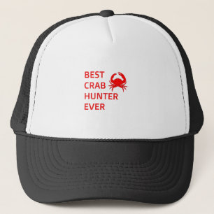 Bester Crab-Jäger, der sich je nach Krabbengefährt Truckerkappe