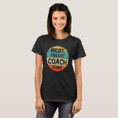 Bester Cricket Coach je T-Shirt (Vorne ganz)