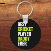 Bester Cricketspieler Daddy jemals - Cricket Daddy Schlüsselanhänger (Vorderseite)