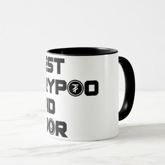 Bester Crypto-Vater Tasse (VorderseiteRechts)