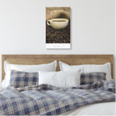 Bester Cup - Kaffee und Bohnen auf Leinwand (Insitu (Schlafzimmer))