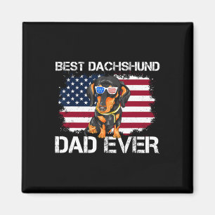 Bester Dackel-Vater überhaupt Patrioter Wiener Ame Magnet