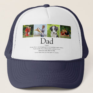 Bester Dad aller Zeiten Vater Definition Foto Spaß Truckerkappe