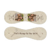 Bester Dad Ever MVP Foto-Andenken-Geschenk Baseball (Paneele)