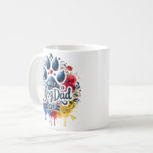 Bester Dad-Hund ever Kaffeetasse (Vorderseite Links)