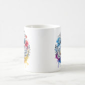 Bester Dad-Hund ever Kaffeetasse (Mittel)