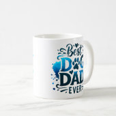 Bester Dad-Hund ever Kaffeetasse (VorderseiteRechts)