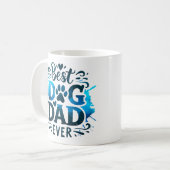 Bester Dad-Hund ever Kaffeetasse (Vorderseite Links)