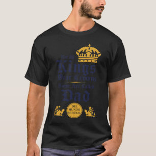 Bester Dad-König der Welt Kronen-Vatertag T-Shirt