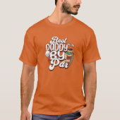 Bester Daddy By Par Golf T-Shirt (Vorderseite)