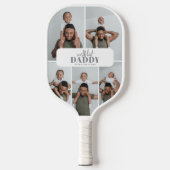Bester Daddy der Welt | Fotocollage Pickleball Schläger (Vorderseite)