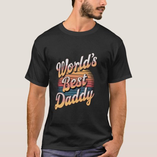 Bester Daddy der Welt T-Shirt (Vorderseite)