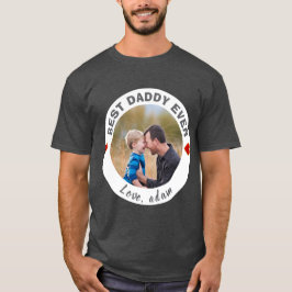 Bester Daddy ever Benutzerdefinierte Foto-Trends 2 T-Shirt