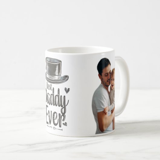 Bester Daddy Ever - Kundenspezifisches Geschenk fü Kaffeetasse (VorderseiteRechts)