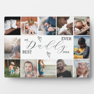 Bester Daddy je 12-Foto Collage   Vatertag Fotoplatte