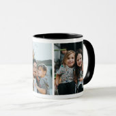 Bester Daddy je 2-Foto Collage & Custom Message Tasse (VorderseiteRechts)