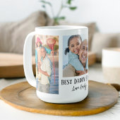 Bester Daddy je 3-Foto-Vorlage Kaffeetasse