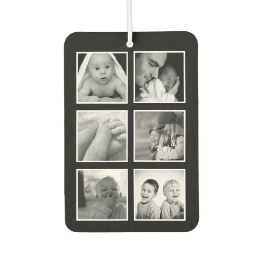 Bester Daddy je Foto Collage Autolufterfrischer (Vorderseite)