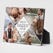 Bester Daddy je Foto Collage Vater Maßgeschneidert Fotoplatte (Seite)