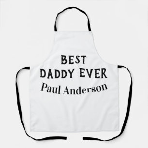 Bester Daddy jemals Name fettgedruckter Buchstabe  Schürze