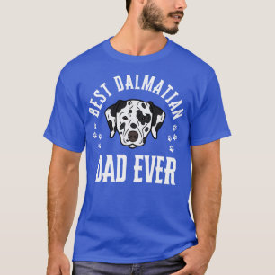 Bester Dalmatiner je Funny Zitat Vintager Vater T-Shirt