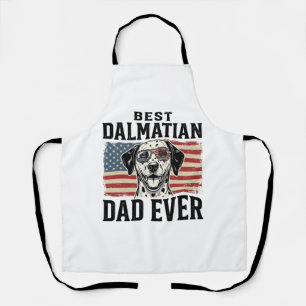 Bester Dalmatiner-Vater Aller Patrioten Hund-Shirt Schürze
