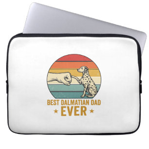 Bester Dalmatiner-Vater überhaupt Vintage-Faust-Sh Laptopschutzhülle