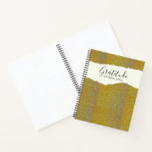 Bester Dankbarkeits-Glitzer-Journal Notizblock (Innenseite)