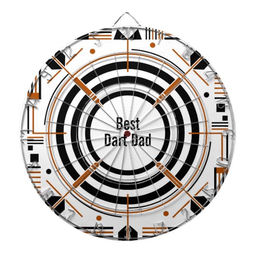 Bester Dart-Vater – Frohen Vatertag Dartscheibe (vorne)