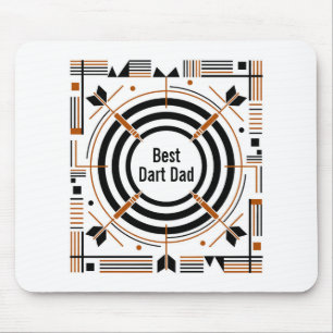 Bester Dart-Vater – Frohen Vatertag Mousepad