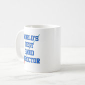 Bester das Band-Direktor der Welt Kaffeetasse (Vorderseite Links)