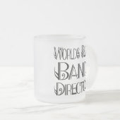 Bester das Band-Direktor Mug der Welt Mattglastasse (VorderseiteRechts)