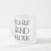 Bester das Band-Direktor Mug der Welt Mattglastasse (Vorderseite Links)