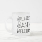 Bester das Band-Direktor Mug der Welt Mattglastasse (Links)