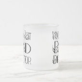 Bester das Band-Direktor Mug der Welt Mattglastasse (Mittel)