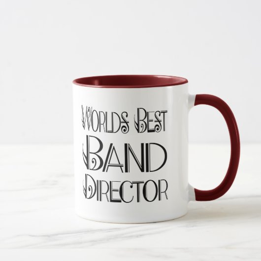 Bester das Band-Direktor Mug der Welt Tasse (Rechts)