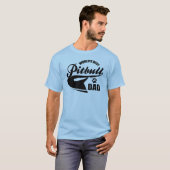 Bester das Pitbull der Welt Vater T-Shirt (Vorne ganz)