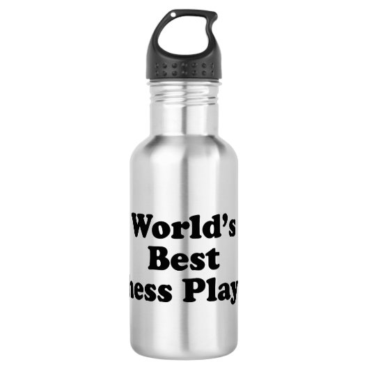 Bester das Schach-Spieler der Welt Trinkflasche (Vorderseite)