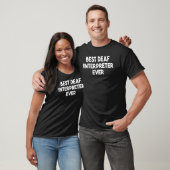 Bester Deaf Dolmetscher je T-Shirt (Unisex)