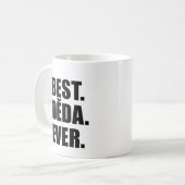 Bester Deda überhaupt tschechischer Großvater Kaffeetasse (Vorderseite Links)