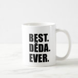 Bester Deda überhaupt tschechischer Großvater Kaffeetasse<br><div class="desc">Bester Deda überhaupt tschechischer Großvater. Eine große Tasse für einen tschechischen Großvater. Lassen Sie Deda wissen,  dass er das bestste ist! Groß für einen tschechischen Mann,  der auf seine Enkelkinder stolz ist!</div>