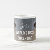 Bester der Boxer-Vater-" personalisierte Kaffeetasse (Mittel)
