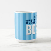 Bester der CHEF der Welt blaue Kaffeetasse (Mittel)
