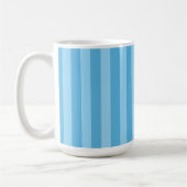 Bester der CHEF der Welt blaue Kaffeetasse (Links)