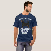 Bester der Lancashire Heeler der Welt Vater T-Shirt (Vorne ganz)