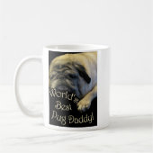 Bester der Mops-Vati der Welt Kaffeetasse (Links)