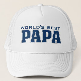 Bester der Papa-Hut der Welt Truckerkappe