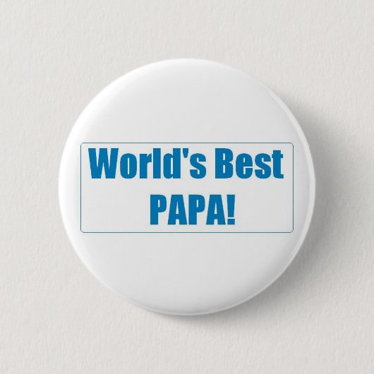 Bester der Papa-Knopf der Welt Button (Vorderseite)