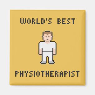 Bester der Physiotherapeuten-Magnet der Pixel-Welt Magnet