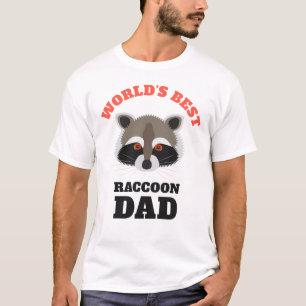 Bester der Raccoon-Vater der Welt lustig T-Shirt